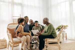 Family and grandmother
